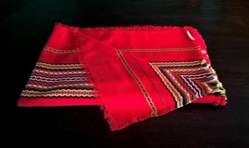 Obrus Huculski Kilim Ludowy Bałkański Folk Vintage