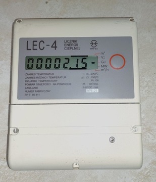 Licznik Energii Cieplnej LEC-4  
