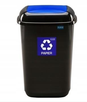 Kosz do segregacji odpadów PAPIER 12l na śmieci 