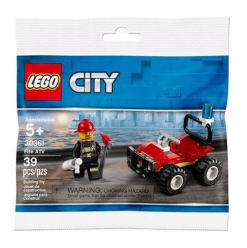 LEGO City Minifigure Polybag - Fire ATV #30361