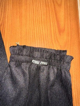 Zwiewne spodnie Miu Miu 