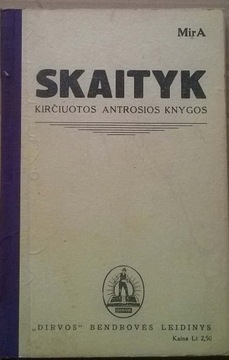 Skaityk Język litewski Kowno Starodruk 1937 rok