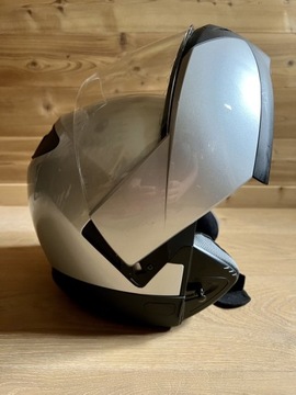 Kask BMW System 5 tytanowo/srebrny