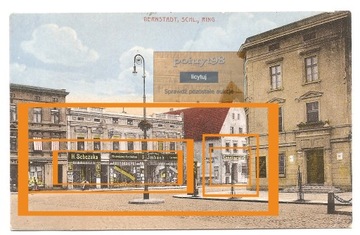 BIERUTÓW P.OLEŚNICA - RYNEK - SKLEPY - 1917