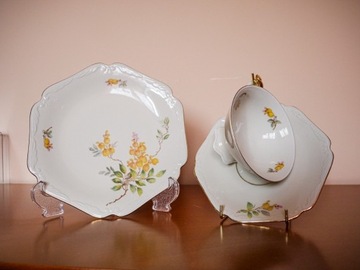 Filiżanka - trio -porcelana Bavaria , Vintage 