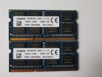 Pamięć RAM Kingston 16GB PC3L-12800S 2Rx8 