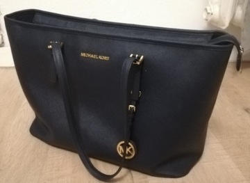 Torba MICHAEL KORS używana Blue Navy UNIKAT