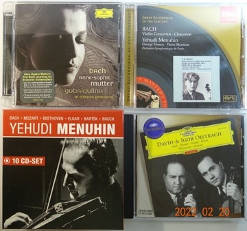 Yehudi Menuhin, Mutter, Oistrach 13CD