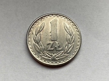 Moneta 1 złoty zł 1986 rok