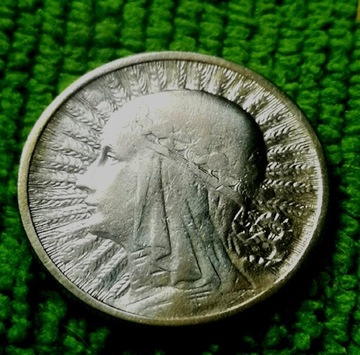Moneta obiegowa II RP 2zl głowa kobiety 1933r 
