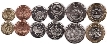 Cape Verde - zestaw 6 coins - 1 5 10 20 50 100 Escudos 1994 - UNC