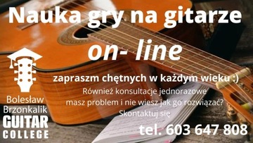 Nauka gry na gitarze klasycznej