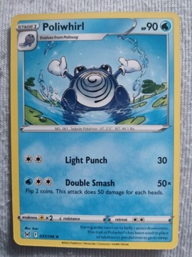 Poliwhirl 031/196 Lost Origin /Karty Pokemon Tcg 