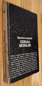 Dzieła moralne, Giacomo Leopardi