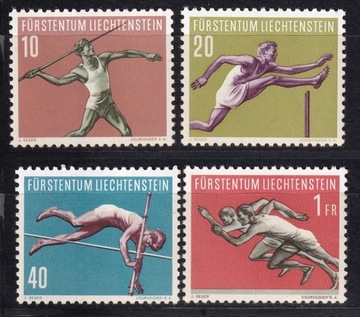 Lichtenstain 1956 Mi 342-345 kat.27,50€ - sport