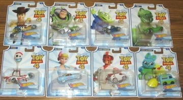 Hot Wheels Toy Story 4 Character Cars set 8/8