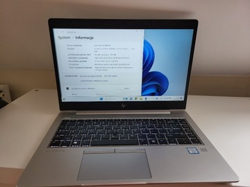 HP Elitebook 840 G5 i5-8350U, 16GB, 240GB SSD, 14"