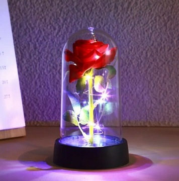 Kwiat LED lampka prezent walentynkowy 