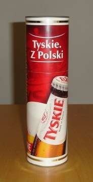 TYSKIE Tuba reklamowa z butelką UNIKAT 2008r.