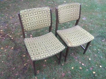 Krzesła - komplet 6 sztuk. PRL.