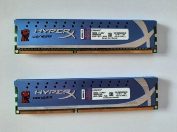 RAM 4 GB (2x2GB) DDR3 1600 MHz Kingstone HYPERX