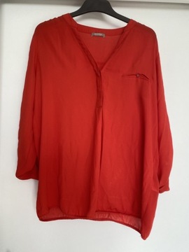 Bluzka czerwona zwiewna Orsay 40