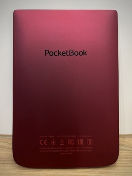 Czytnik PocketBook Touch Lux 5 Bordowy Czerwony