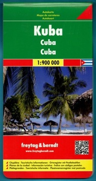 CUBA KUBA MAPA 1:900 000 FREYTAG & BERNDT