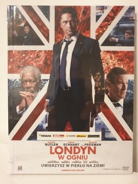 LONDYN W OGNIU - film na płycie DVD (booklet)