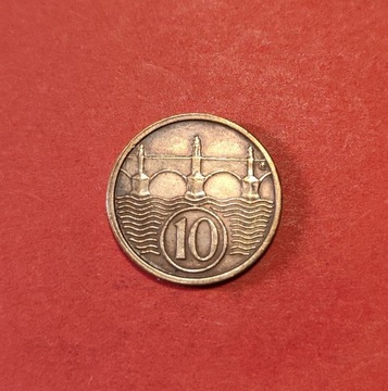 Moneta 10 halerzy 1922, Czechosłowacja