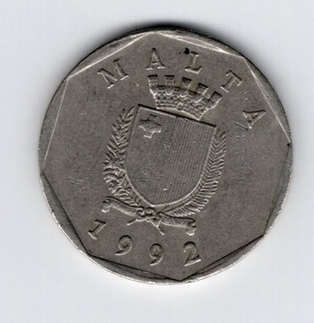 Malta 50 centów, moneta obiegowa