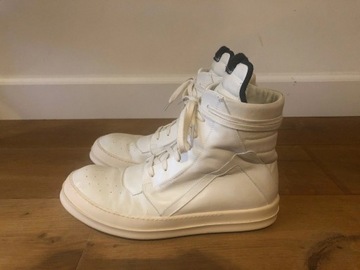 Rick Owens SS11 Geobasket Short Tongue Milk / Whit