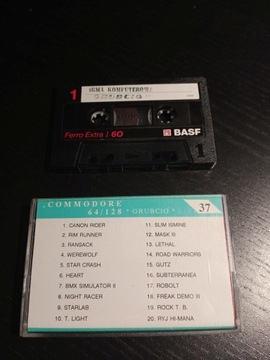 Kaseta Commodore 64 GRUBCIO składanka 37
