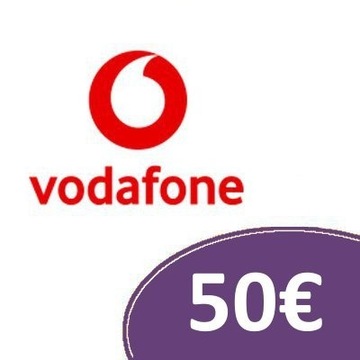 Doładowanie Vodafone €50 Euro Kod Niemcy DE