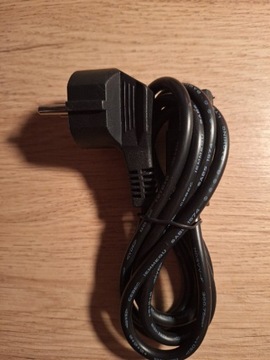 Nowy Kabel zasilający do komputera i monitora 