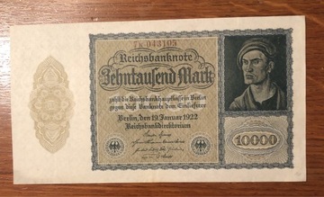 10000 Marek Reischbanknote