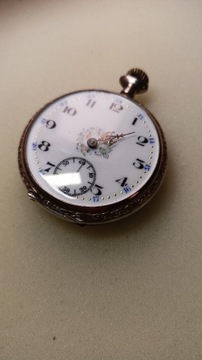 Zegarek kieszonkowy srebrny