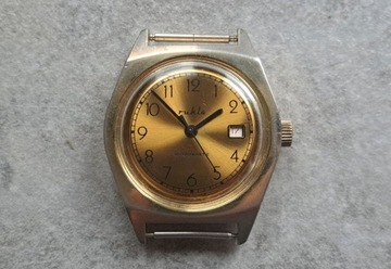 Ruhla niemiecki (NRD) zegarek vintage złota