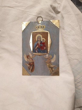 Ryngraf kaplerz Madonna anioł