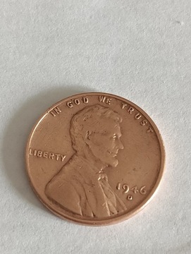 1 cent 1946  D USA 