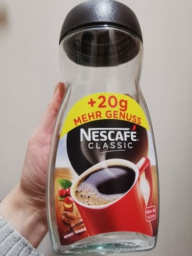 Słoik po kawie Nescafe