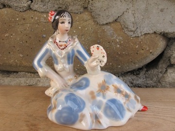 Porcelanowa figurka_ CYGANKA_ POŁONNE WOŁYŃ