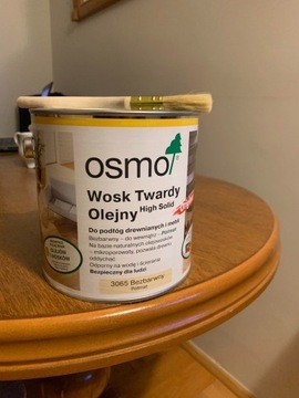 OSMO wosk twardy olejny bezbarwny półmat 2,5litra