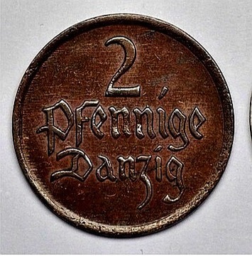 Moneta WMG 2 Pfenig 1923r 
