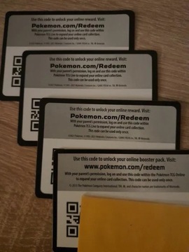 Pokemon Live - 4x kod Reedem 