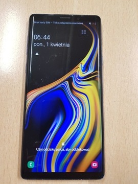 Samsung Galaxy Note 9 Niebieski