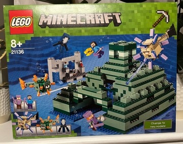 Lego Minecraft 21136 Oceaniczny Monument *NOWE*