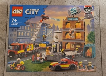 60321 Lego straż pożarna + znaki drogowe