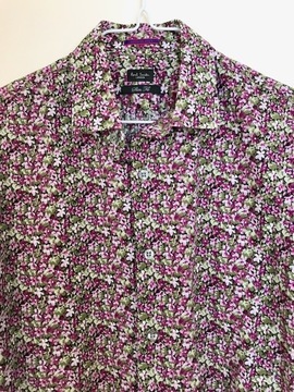 Koszula Paul Smith, kwiatki, łączka, made in Italy