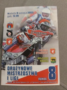 Program Żużel Polonia Bydgoszcz - Rawicz 2008
